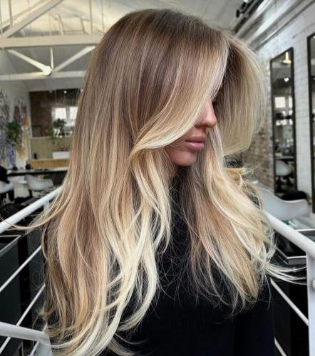Balayage biondo e castano – luxury Monaco